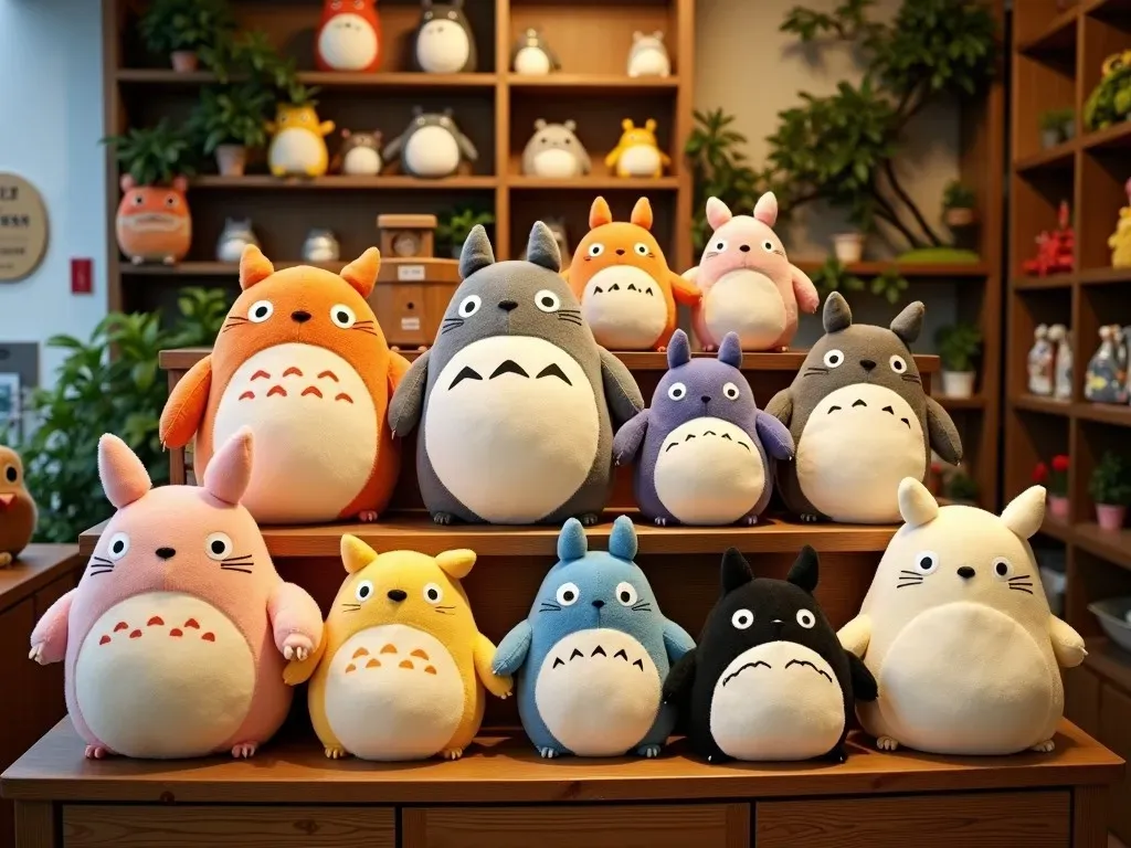 Ghibli character plushies