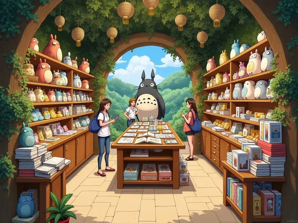 Ghibli merchandise shopping experience